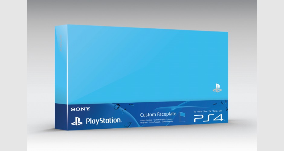Faceplate Custom Aqua Bleu Ps4
