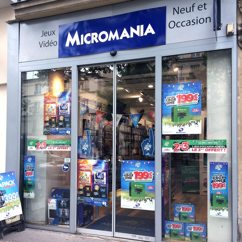 Magasin jeux vidéo PARIS GENERAL LECLERC infos et adresse Micromania