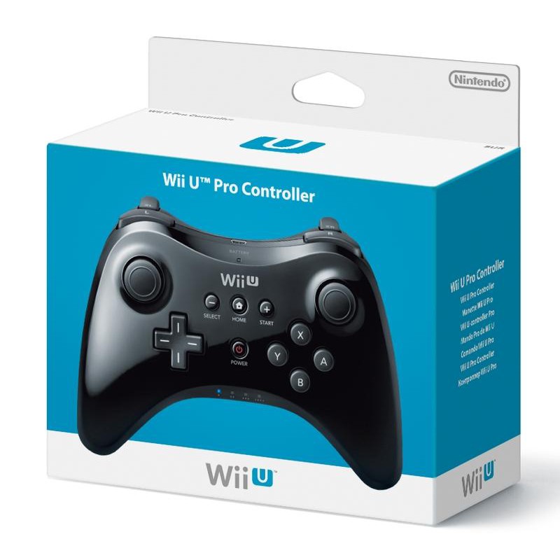 image du jeu manette classique wii u pro noire sur wii u - jeux fortnite sur wii u