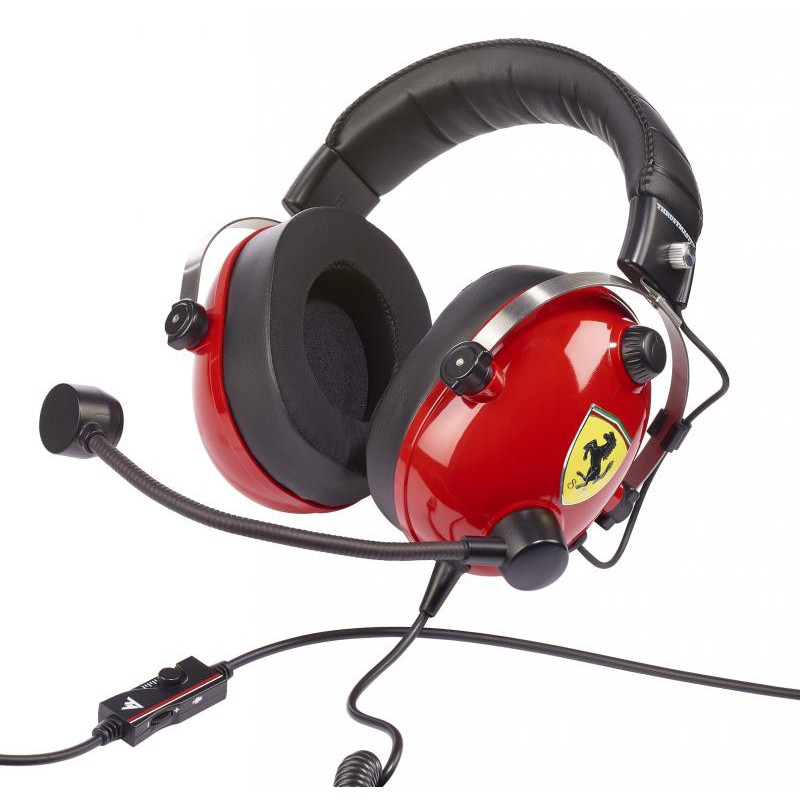 Casque Gaming Thrustmaster Tracing Scuderia Ferrari Edition Pc