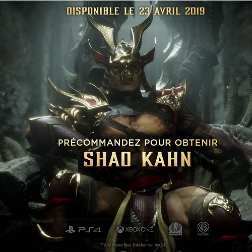 Shao Kahn offert en DLC !