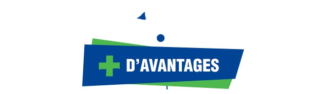 Plus d'avantages