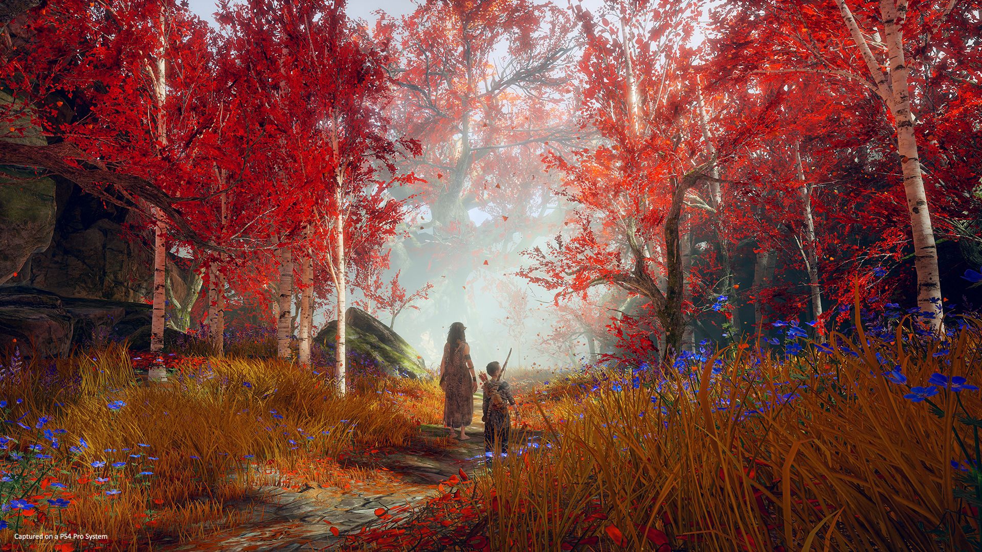 gow002 Paysage de God of War avec Atreus