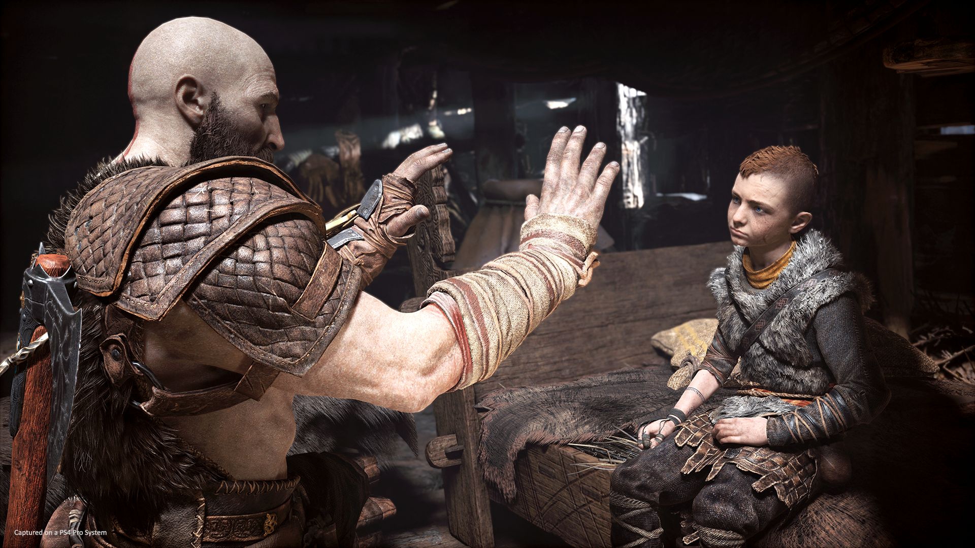 gow007 Kratos et son fils, Atreus