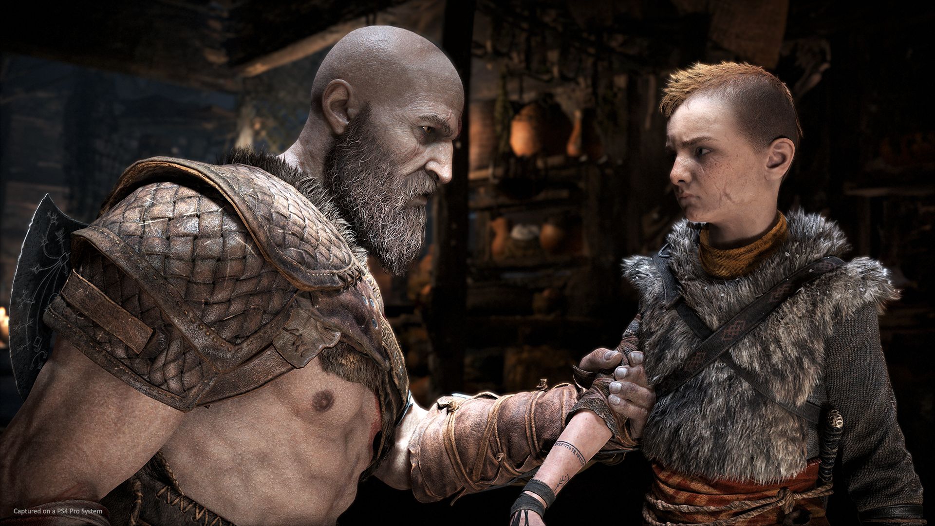 gow008 Kratos sermone Atreus